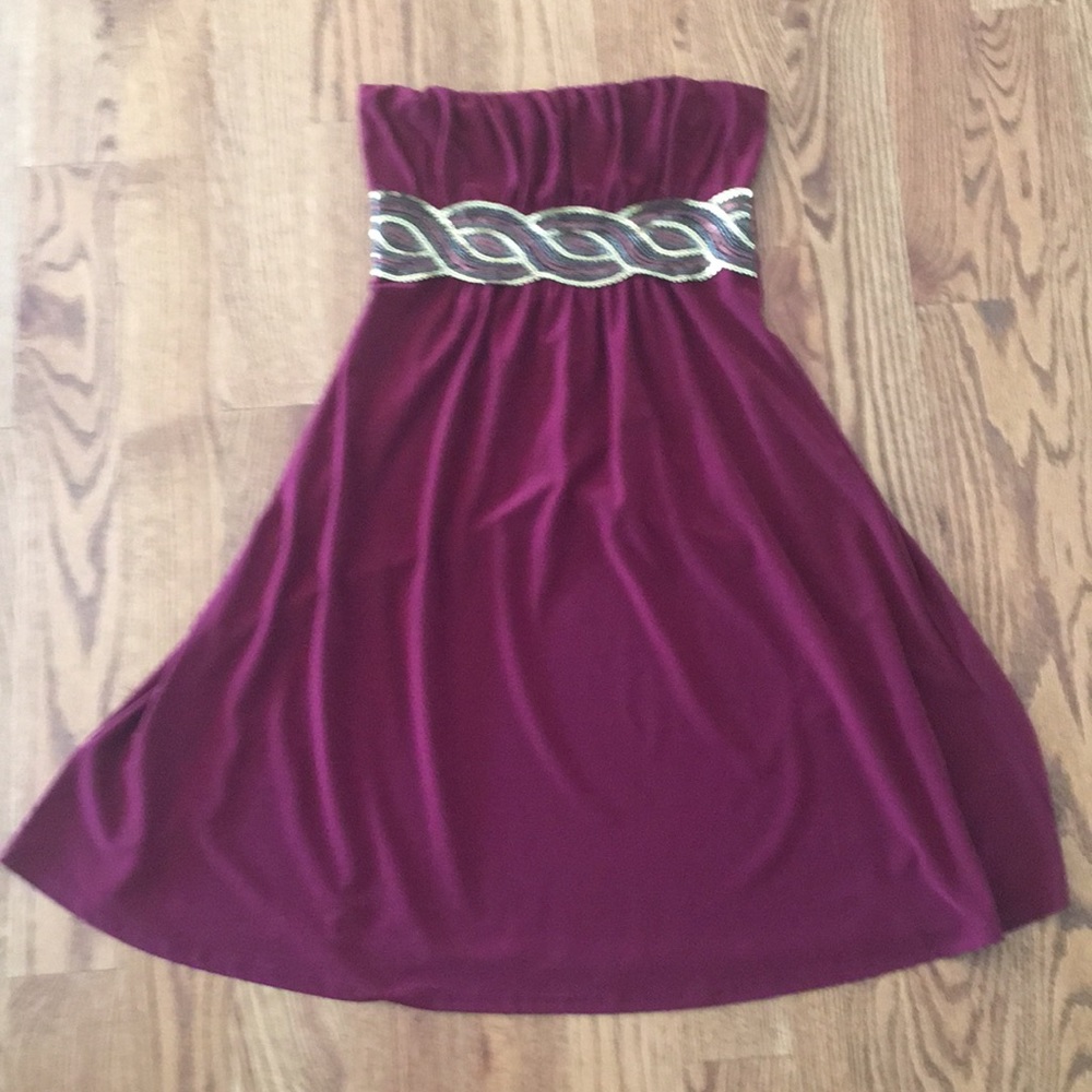 Blu Heaven strapless dress size s
